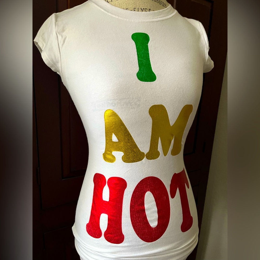 Medium I Am Hot Tee Halloween Costume Cinco de Mayo